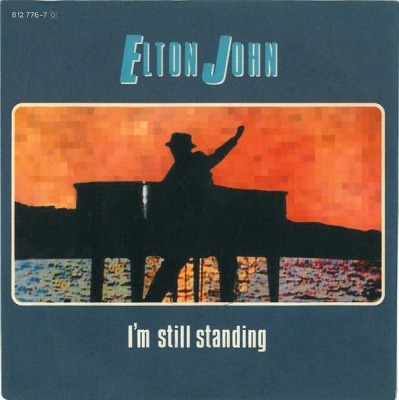 I'm Still Standing - Elton John (Winyl, 7", 45 RPM, Singiel, Stereo, ℗ © 1983 Niemcy, The Rocket Record Company #812 776-7, 812 776-7 Q) - przód główny