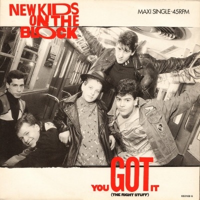 You Got It (The Right Stuff) - New Kids On The Block (Winyl, 12", 45 RPM, Maxi-Singiel, Stereo, ℗ © 1988 Europa, CBS #CBS 653169 6, 653169 6) - przód główny