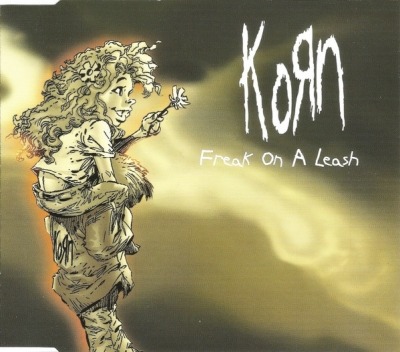 Freak On A Leash - Korn (CD, Maxi-Singiel, ℗ © 1999 Europa, Epic, Immortal Records #EPC 666834 2, 666834 2) - przód główny