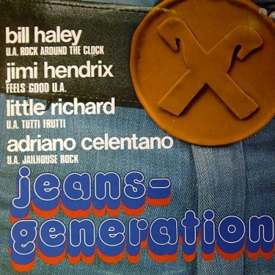 Jeans Generation - Różni wykonawcy (Winyl, LP, Kompilacja, ℗ © 1977 Włochy, Teutodisc #SM 101 001) - przód główny