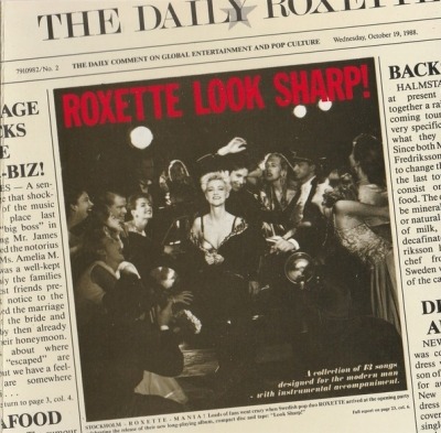 Look Sharp! - Roxette (CD, Album, ℗ © 19 Paź 1988 Europa, Parlophone, EMI #7910982) - przód główny
