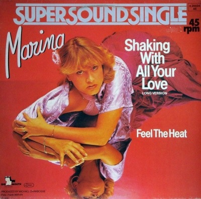 Shaking With All Your Love - Marina (Winyl, 12", Maxi-Singiel, 45 RPM, ℗ © 1979 Niemcy, Big Mouth #6.20034 AE, 6.20 034) - przód główny