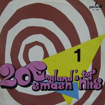 England's Top 20 Smash Hits - 1 - Alan Caddy (Album, Winyl, LP, ℗ © 1974 Polska, Pronit #SXL 1026, SX 1027) - przód główny