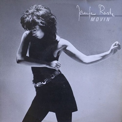 Jennifer Rush - Movin' (Album, 1985): oprawa graficzna przedniej okładki