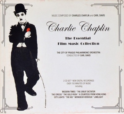 The Essential Film Music Collection - Charlie Chaplin, Carl Davis, The City Of Prague Philharmonic (2 x CD, Kompilacja, ℗ © 2006 Europa, Silva Screen #SILCD1198) - przód główny