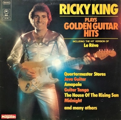 Plays Golden Guitar Hits - Ricky King (Winyl, LP, Album, ℗ © 1976 Niemcy, Epic, Das Freizeit Magazin #EPC 81740, EPC 81 740) - przód główny