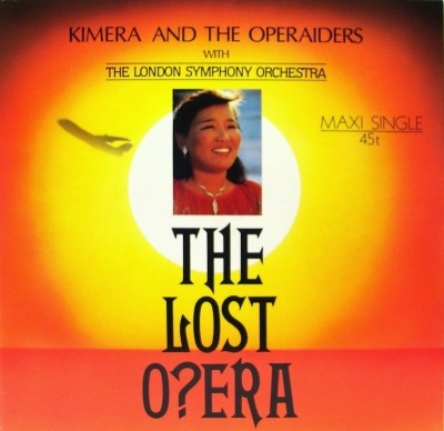 The Lost O?era - Kimera And The Operaiders With The London Symphony Orchestra (Winyl, 12", Maxi-Singiel, 45 RPM, ℗ © 1984 Europa, Red Bus Records, Ariola #601 417) - przód główny