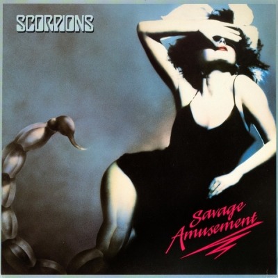 Savage Amusement - Scorpions (Winyl, LP, Album, Stereo, ℗ © 1988 Niemcy, Harvest, EMI Electrola #1C 064 7 46704 1 DMM, 064 7 46704 1 DMM) - przód główny
