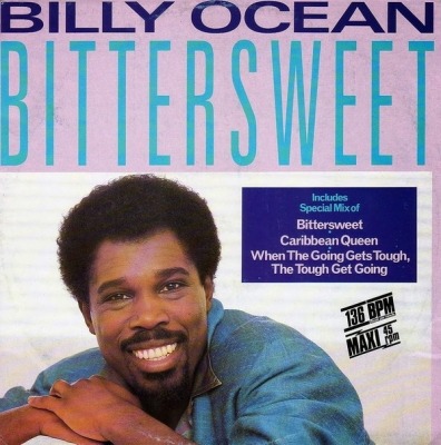 Bittersweet - Billy Ocean (Winyl, 12", 45 RPM, Maxi-Singiel, ℗ © 1986 Niemcy, Jive, TELDEC #6.20663) - przód główny