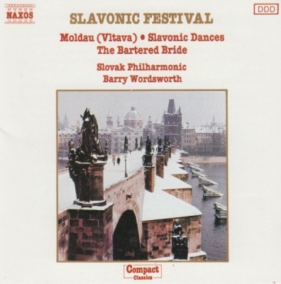 Slavonic Festival - Slovak Philharmonic Orchestra, Barry Wordsworth (Album, CD, ℗ © 1988 Niemcy, Naxos #8.550033) - przód główny