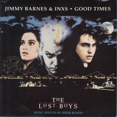 Good Times - Jimmy Barnes & INXS (Singiel, Winyl, 7", 45 RPM, ℗ 1986 © 1991 Wielka Brytania, Atlantic #A7751, A 7751) - przód główny