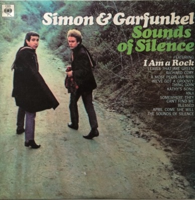 Sounds Of Silence - Simon & Garfunkel (Winyl, LP, Album, Stereo, ℗ 1966 © 1985 Indie, CBS Gramophone Records & Tapes (India) Ltd. #CBS 10127) - przód główny
