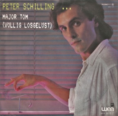 Major Tom (Völlig Losgelöst) - Peter Schilling (Winyl, 7", 45 RPM, Singiel, ℗ © Lis 1982 Niemcy, WEA #24.9967-7) - przód główny