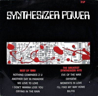 Synthesizer Power - Project D (Album, 2 x Winyl, LP, ℗ © 1991 Niemcy, Austria i Szwajcaria, Eurostar #39810091) - przód główny