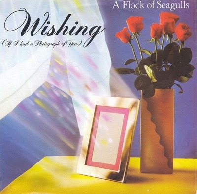 Wishing (If I Had A Photograph Of You) - A Flock Of Seagulls (Winyl, 7", Singiel, 45 RPM, ℗ © 1982 Szwecja, Jive #JIVE 25) - przód główny