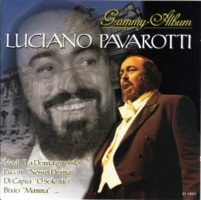 Grammy-Album - Luciano Pavarotti (CD, Album, ℗ 1985 © 1997 Europa, LaserLight Digital #21 132/1) - przód główny