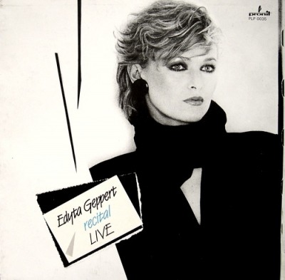 Recital Live - Edyta Geppert (Winyl, LP, Album, ℗ © 1986 Polska, Pronit #PLP 0035) - przód główny