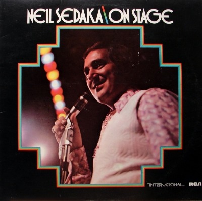 On Stage - Neil Sedaka (Album, Winyl, LP, ℗ © 1974 Wielka Brytania, RCA International (Camden), RCA International #INTS 1486) - przód główny