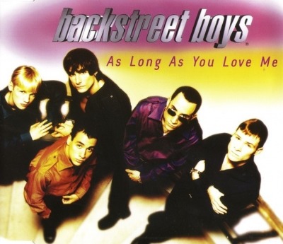 As Long As You Love Me - Backstreet Boys (CD, Maxi-Singiel, ℗ © 29 Wrz 1997 Wielka Brytania i Europa, Jive, Trans Continental Records #0517232, JIVE CD 434) - przód główny