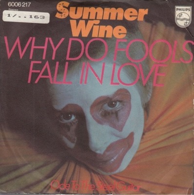 Why Do Fools Fall In Love - Summer Wine (Winyl, 7", Singiel, 45 RPM, ℗ © 1972 Niemcy, Philips #6006 217) - przód główny
