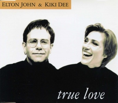 True Love - Elton John & Kiki Dee (CD, Singiel, ℗ © 1993 Niemcy, The Rocket Record Company #858 063-2) - przód główny