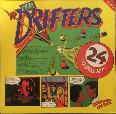24 Original Hits - The Drifters (Winyl, LP, Kompilacja, Reedycja, Gatefold, ℗ 1975 Niemcy, Atlantic #ATL 60 106 Ⓐ) - przód główny