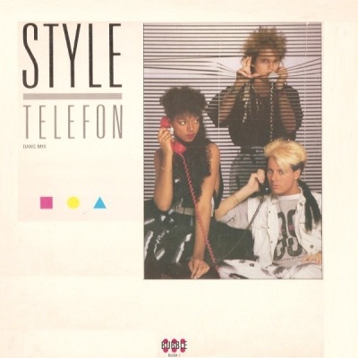 Telefon / Telephone - Style (Singiel, Winyl, 12", 45 RPM, ℗ 1984 © 1985 Szwecja, Bubble #BUSX 1) - przód główny