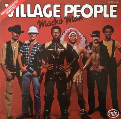 Macho Man - Village People (Winyl, LP, Album, ℗ © 1978 Francja, Music For Pleasure #2 M 026-64318) - przód główny