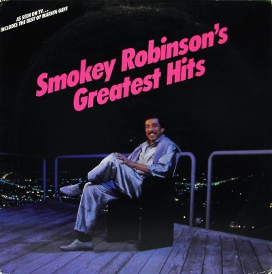 Smokey Robinson & Marvin Gaye's Greatest Hits - Smokey Robinson & Marvin Gaye (3 x Winyl, LP, Kompilacja, ℗ © 1987 Kanada, Silver Eagle Records, Inc. #SE-10533A, SE-10533 A) - przód główny