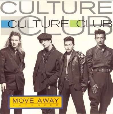 Move Away - Culture Club (Winyl, 12", 45 RPM, Singiel, ℗ © 3 Mar 1986 Wielka Brytania, Virgin #VS 845-12, VS 845 12) - przód główny