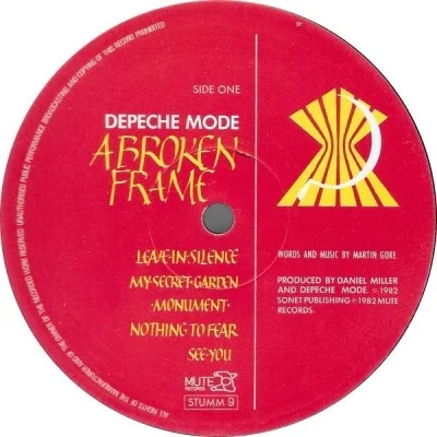 Depeche Mode - A Broken Frame (Winyl, LP, Mute, STUMM 9