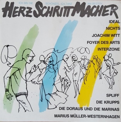 Herz Schritt Macher - Różni wykonawcy (Winyl, LP, Kompilacja, ℗ © 1982 Niemcy, Austria i Szwajcaria, WEA #WEA 58 473) - przód główny