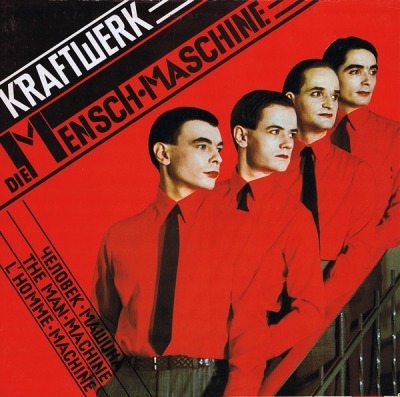 Die Mensch·Maschine - Kraftwerk (Winyl, LP, Album, ℗ © Maj 1978 Niemcy, Kling Klang, EMI Electrola #1 C 058-32 843, 1C 058-32 843) - przód główny