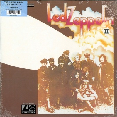 Led Zeppelin II - Led Zeppelin (Winyl, LP, Album, Reedycja, Remastering, Stereo, 180g, Gatefold, ℗ 1969 © 2 Cze 2014 Europa, Atlantic #8122796640) - przód główny