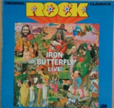 Live - Iron Butterfly (Winyl, LP, Album, Reedycja, ℗ 1970 Niemcy, Atlantic #ATL 20 093) - przód główny