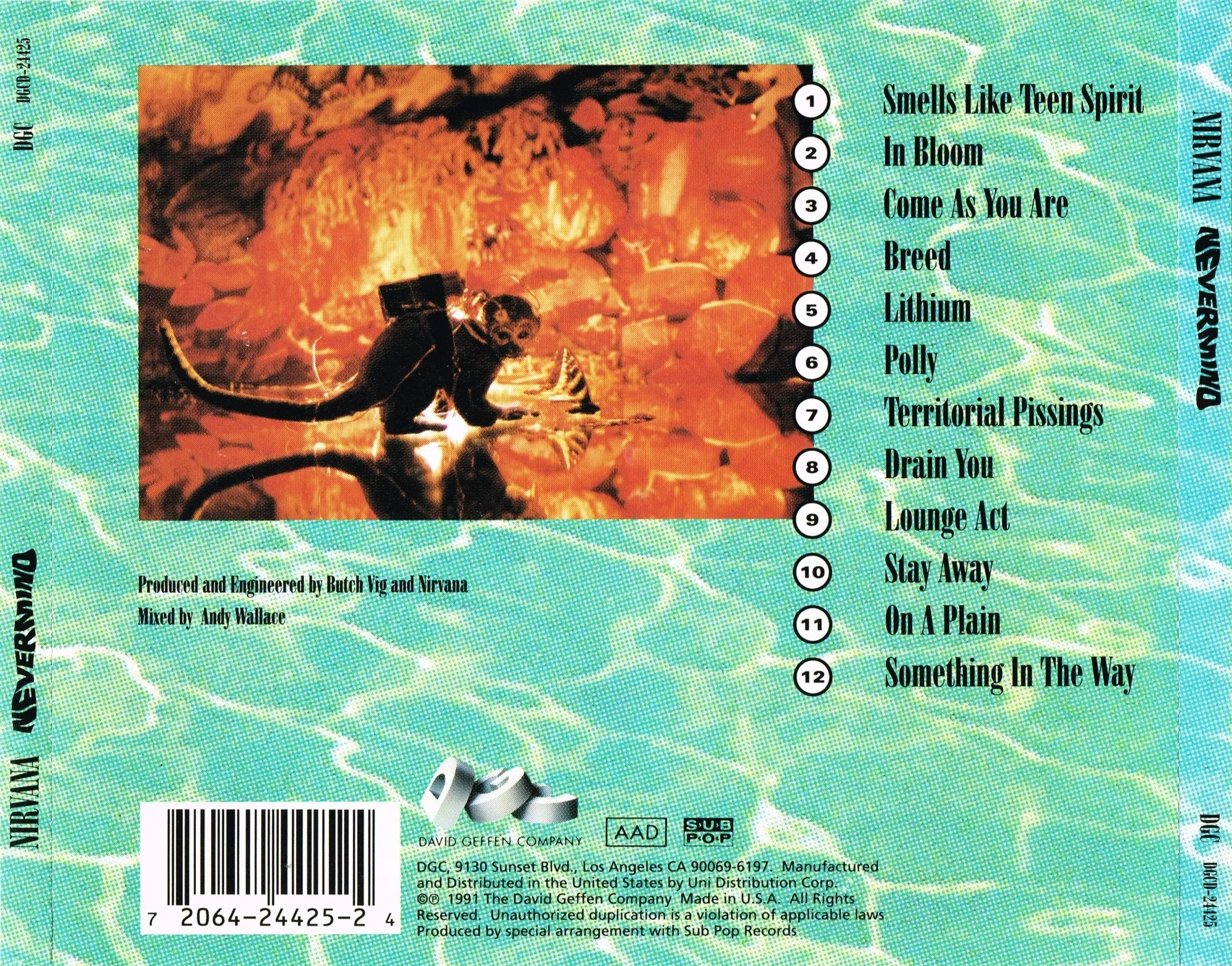 10▢NIRVANA NEVERMIND CD IY0507-7 10▢NIRVANA NEVERMIND CD IY0507-7 CD