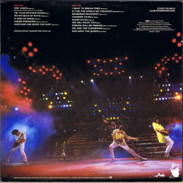 Live Magic - Queen (Album, Winyl, LP, Edycja klubowa, Stereo